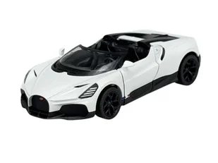 KINSMART BUGATTI MISTRAL BIAŁY 1:36 BEZ PUDEŁKA KT5460 - Samochody i pojazdy dla dzieci - miniaturka - grafika 1