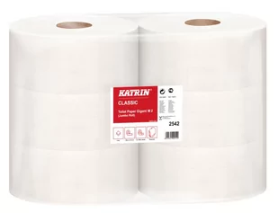 Katrin Papier toaletowy Classic Gigant M2 6 szt 2 warstwy 300 m średnica 23 cm biały 2542 - Papier toaletowy - miniaturka - grafika 1