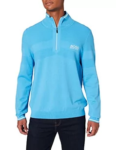 BOSS Zeci sweter męski, Open Blue495, S - Swetry męskie - miniaturka - grafika 1