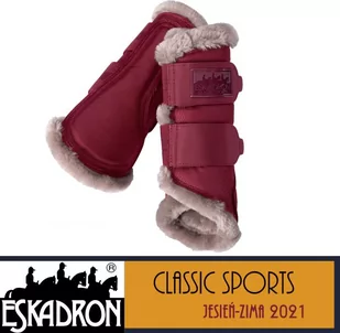 Eskadron Ochraniacze FAUXFUR Classic Sports A/W 21 - - rustic red - Akcesoria jeździeckie - miniaturka - grafika 1