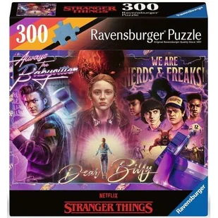 Puzzle RAVENSBURGER Netflix Stranger Things 12001226 (300 elementów) - Puzzle - miniaturka - grafika 1