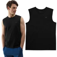 Koszulki męskie - Koszulka Męska 4F Bezrękawnik Tank Top Na Ramiączkach Sportowa SS24 - miniaturka - grafika 1