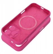 Etui i futerały do telefonów - Futerał SILICONE 2mm do IPHONE 15 Pro Max kompatybilny z MagSafe róż - miniaturka - grafika 1