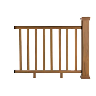 Balustrada kompozytowa Amber – 8 tralek – 140 x 113 cm (1 słupek) - Balustrady i akcesoria - miniaturka - grafika 1