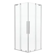 Kabiny prysznicowe - Kabina prysznicowa kwadratowa 90x90 cm chromowana Pure Durasan - miniaturka - grafika 1
