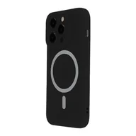 Etui i futerały do telefonów - Etui TECTO SHIELD Silicon Soft Mag do Apple iPhone 14 Pro Czarny - miniaturka - grafika 1