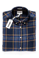 Koszule męskie - Wrangler, Koszula męska, Ls 1Pkt Button Down Navy W5883Ok35, rozmiar S - miniaturka - grafika 1