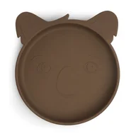Śliniaki i fartuszki - Nuuroo silikonowy talerzyk obiadowy duży KOALA Acron - miniaturka - grafika 1