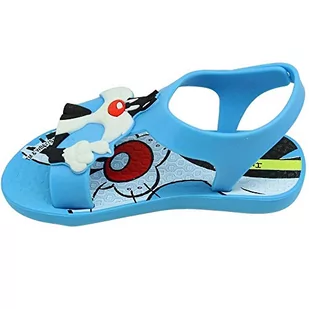 Ipanema Sandały chłopięce Looney Tunes płaskie, niebieski - 24 EU Schmal - Buty dla chłopców - miniaturka - grafika 1
