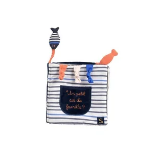 Książeczka dla niemowląt Baby Sailor, SAUTHON - Zabawki sensoryczne - miniaturka - grafika 1