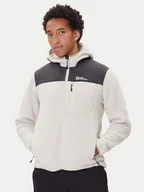 Odzież trekkingowa męska - Jack Wolfskin Polar Kammweg Pile Fz 1711271 Écru Regular Fit - miniaturka - grafika 1