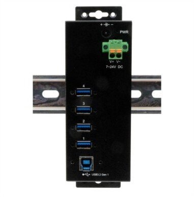 HUB USB Exsys EXSYS EX-1505HMVS – metalowy hub USB 3.2 Gen 1 z 4 portami i zasilaniem 3,0 A na każdym z nich 15.06.3516