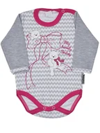 Body dla niemowląt - BODY NIEMOWLĘCE DŁUGI RĘKAW RĘKAWEK ROZM. 62 Pampicio - miniaturka - grafika 1