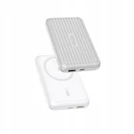 Powerbanki - MAGNETYCZNY POWERBANK 10000mAh SREBRNY Z MAGSAFE - miniaturka - grafika 1