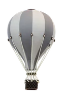 Wyposażenie pokoiku dziecięcego - Balon dekoracyjny szary + popielaty rozmiar m - miniaturka - grafika 1