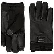 Rękawiczki - HUGO HLG 151 Rękawiczki, Black1, 8 Męskie, Black1, 8 - miniaturka - grafika 1