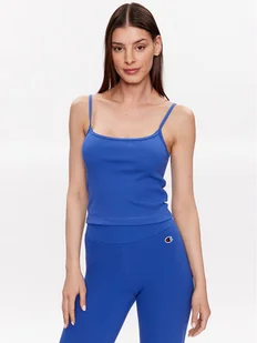 Champion Top 116069 Niebieski Regular Fit - Koszulki i topy damskie - miniaturka - grafika 1