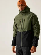 Kurtki męskie - Regatta Kurtka przejściowa "Highton Stretch" w kolorze oliwkowo-czarnym - miniaturka - grafika 1