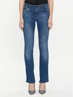 Spodnie damskie - Rinascimento Jeansy CFC0117537003 Niebieski Flare Fit - miniaturka - grafika 1