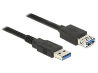Kable komputerowe i do monitorów - Delock Przedłużacz USB 3.0 5m AM-AF czarny 85058 - miniaturka - grafika 1