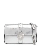 Torebki damskie - PINKO Torebka Love One Slouchy Baby AI 25-26 PCPL 105353 A2WD Srebrny - miniaturka - grafika 1