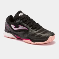 Tenis ziemny - Buty Tenisowe Damskie Joma T.Set Lady Clay Black Fuchsia - 40 - miniaturka - grafika 1