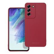 Etui i futerały do telefonów - Roar Futerał Luna Case do Samsung Galaxy S21 FE czerwony - miniaturka - grafika 1