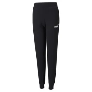 Młodzieżowe spodnie dresowe Essentials PUMA Black - Odzież sportowa dziecięca - miniaturka - grafika 1