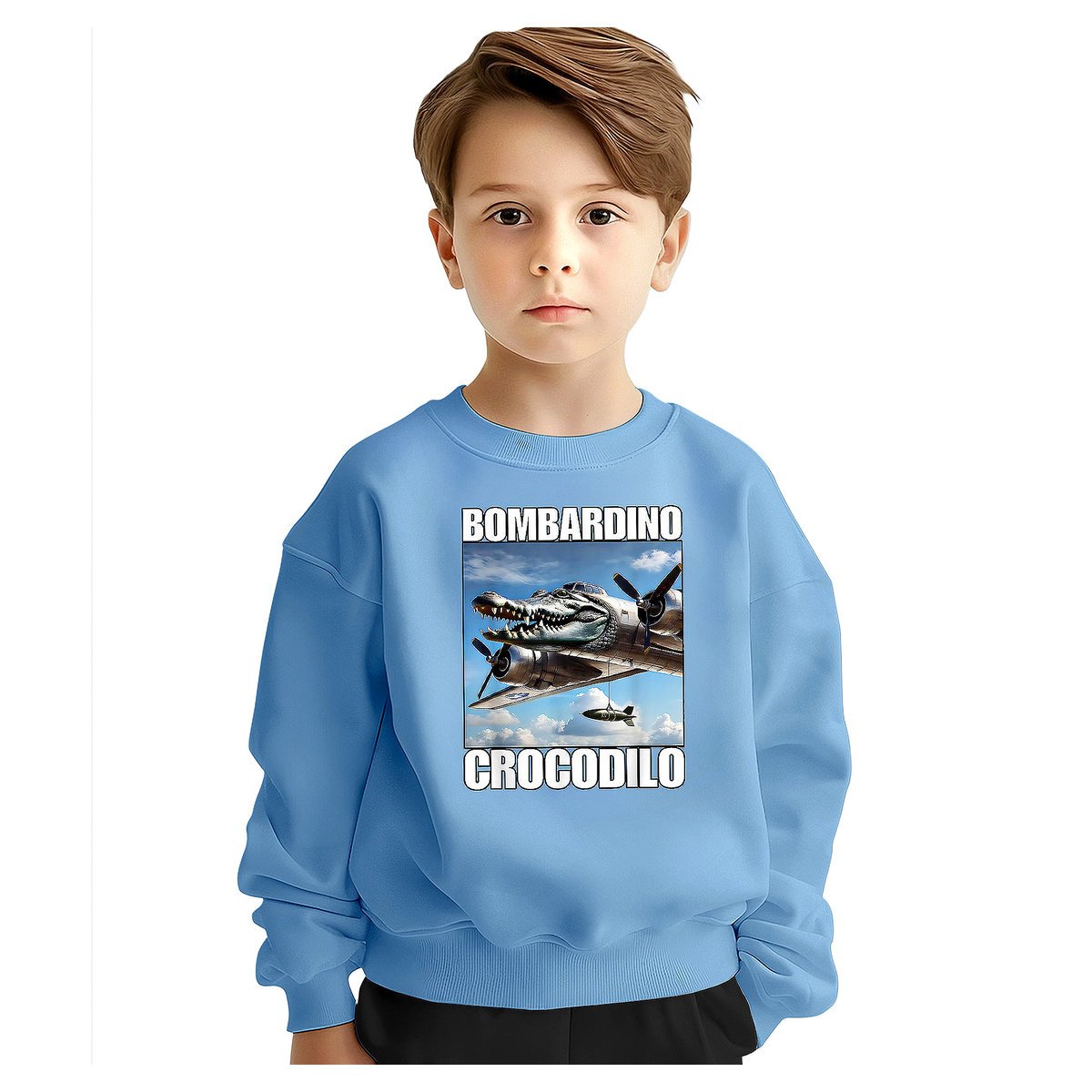 BLUZA DZIECIĘCA BOMBARDINO CROCODILO 122-128 DLA CHŁOPCA DZIEWCZYNKI