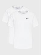 Koszulki i topy damskie - Fila Komplet 2 t-shirtów Bari FAW0139 Biały Regular Fit - miniaturka - grafika 1