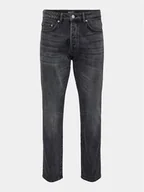 Spodnie męskie - Only & Sons Jeansy Yoke 22027850 Czarny Tapered Fit - miniaturka - grafika 1