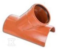 Odwodnienia, kanały i akcesoria - Siodło / przyłącze siodłowe PVC 315x160/45 do kanalizacji zewnętrznej, do klejenia - miniaturka - grafika 1