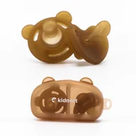 Smoczki uspokajające - Smoczki silikonowe Happling 0–18M 2szt ortodontyczny/symetryczny BPA free - miniaturka - grafika 1
