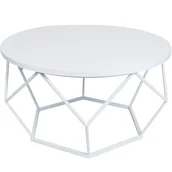 Ławy i stoliki kawowe - Stolik kawowy Diament, biały, 70,5 cm - miniaturka - grafika 1