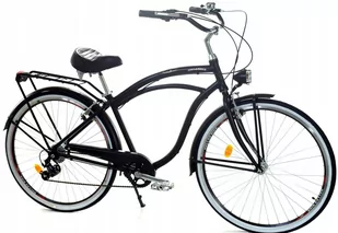 Dallas Bike Cruiser 7Spd Alu 28 cali Męski Czarny - Rowery - miniaturka - grafika 3