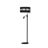 Lampy stojące - Milagro Lampa Podłogowa ULTIMO BLACK 1xE27 + 1x mini GU10 MLP7344 - miniaturka - grafika 1