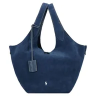Torebki damskie - POLO RALPH LAUREN Polo Play Torba na ramię Skórzany 39.5 cm niebieski - miniaturka - grafika 1