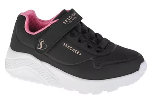 Skechers Uno Lite 310451L-BKRG dziewczęce sneakersy, czarne, rozmiar 33 - Buty dla dziewczynek - miniaturka - grafika 1