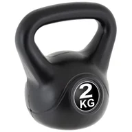 Kettlebell - MAXXIVA Kettlebell, czarny, 2 kg - miniaturka - grafika 1