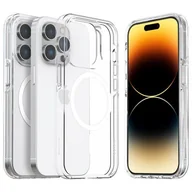 Etui i futerały do telefonów - Etui ARAREE Duple M iPhone 14 Pro Max Przezroczysty - miniaturka - grafika 1