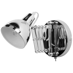 Beliani Lampa ścienna srebrna HARRINGTON - Lampy pozostałe - miniaturka - grafika 1