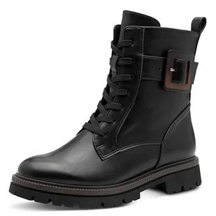 Marco Tozzi Damskie 2-25244-45 modne kozaki, Black Nappa, 41 EU, Czarna papka, 41 EU - Kozaki damskie - miniaturka - grafika 1