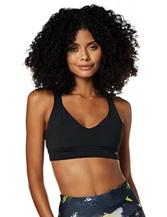 Puma Damski biustonosz Mid Impact Own It Bra Sports Black XS 521038 - Biustonosze - miniaturka - grafika 1