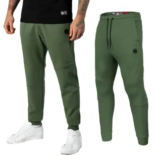 Spodnie dresowe Pit Bull 300 Interlock Dolphin '24 - Oliwkowe XL - Odzież taktyczna i umundurowanie Spodnie dresowe Pit Bull 300 Interlock Dolphin '24 - Oliwkowe XL - Odzież taktyczna i umundurowanie - miniaturka - grafika 1