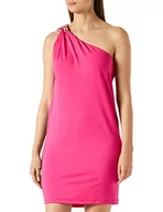 Sukienki - PINKO Damska sukienka Alagna Abito Jersey Crepe, N17_czerwony Bete Ch, M Krótki - miniaturka - grafika 1