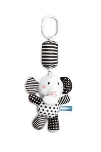 Black&White, Zawieszka do wózka, Słoń - Zawieszki dla dzieci i niemowląt - miniaturka - grafika 1