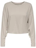 Bluzy damskie - ONLY Bluza w kolorze beżowym - miniaturka - grafika 1