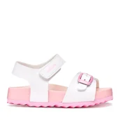 Buty dla dziewczynek - Sandały Geox B Sandal Chalki Girl B652RA 000BC C0406 M Biały - miniaturka - grafika 1