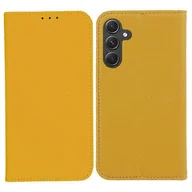 Portfele - Dla Samsung Galaxy A55 5G Magnetyczny pokrowiec na telefon z automatycznym zamykaniem Portfel z podstawką Żółty - miniaturka - grafika 1