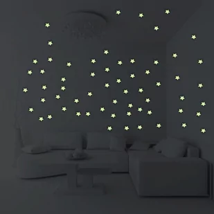 Komplet 100 świecących gwiazdek Ambiance Stars - Wyposażenie pokoiku dziecięcego - miniaturka - grafika 1